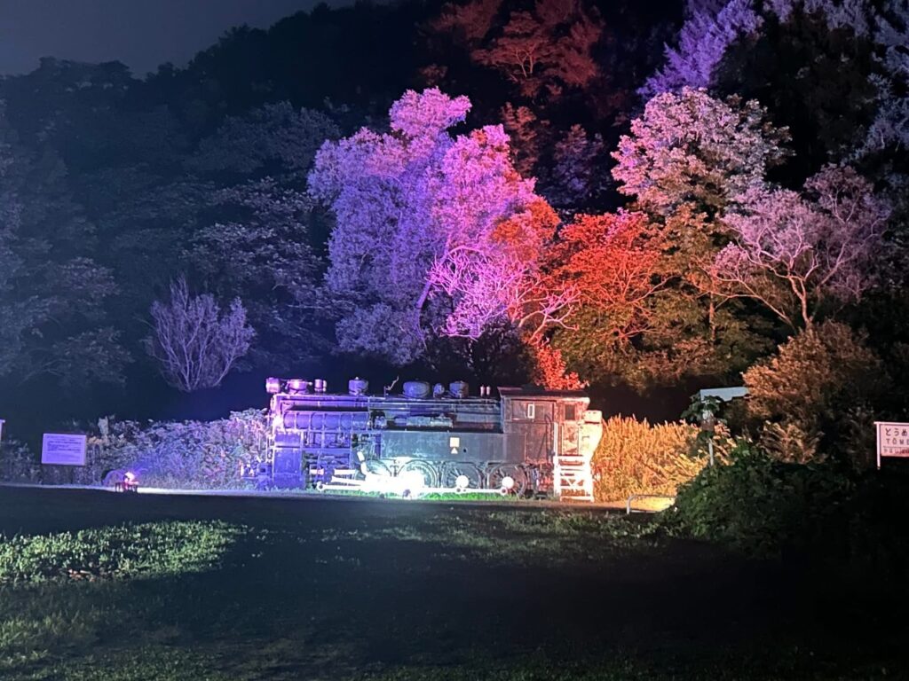 炭鉄港３DAYS第２弾　＜夕張市＞夕張石炭博物館ドラムカッター実演運転＆＜美唄市＞我路地区（炭鉱跡地）・東明駅舎ライトアップ見学
